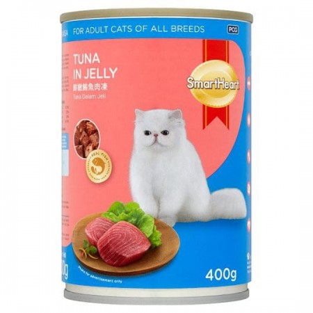 Smart Heart Cat Canned Food Tuna in Jelly 400gm
